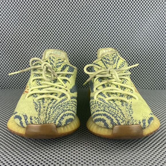 Adidas Yeezy Boost 350 V2 Sneakers Mens 11 Semi Frozen Yellow Athletic Casual